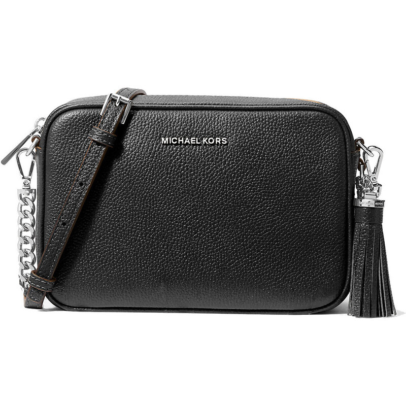 Michael Kors Kabelka Ginny Leather Crossbody Bag Black 66600075
