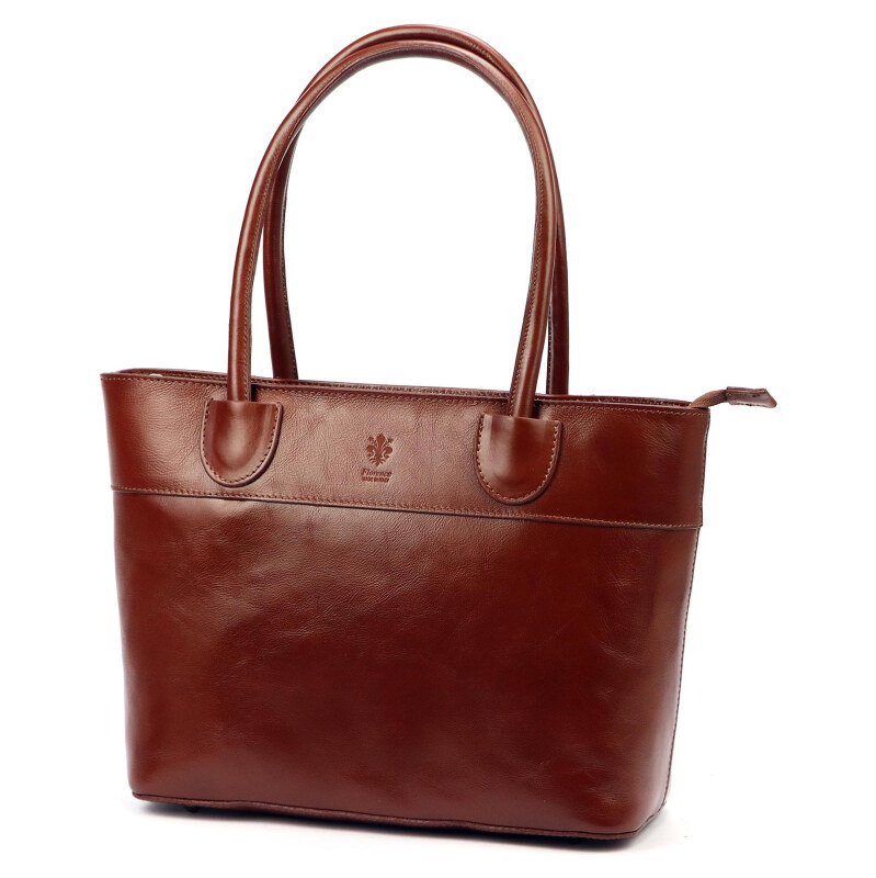 Kožená kabelka Florence hnedá KZ2234775 66001125