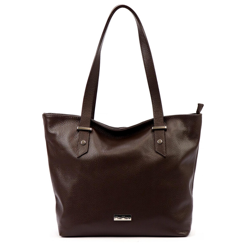 Kožená kabelka MiaMore hnedá KZ2259311 66001129