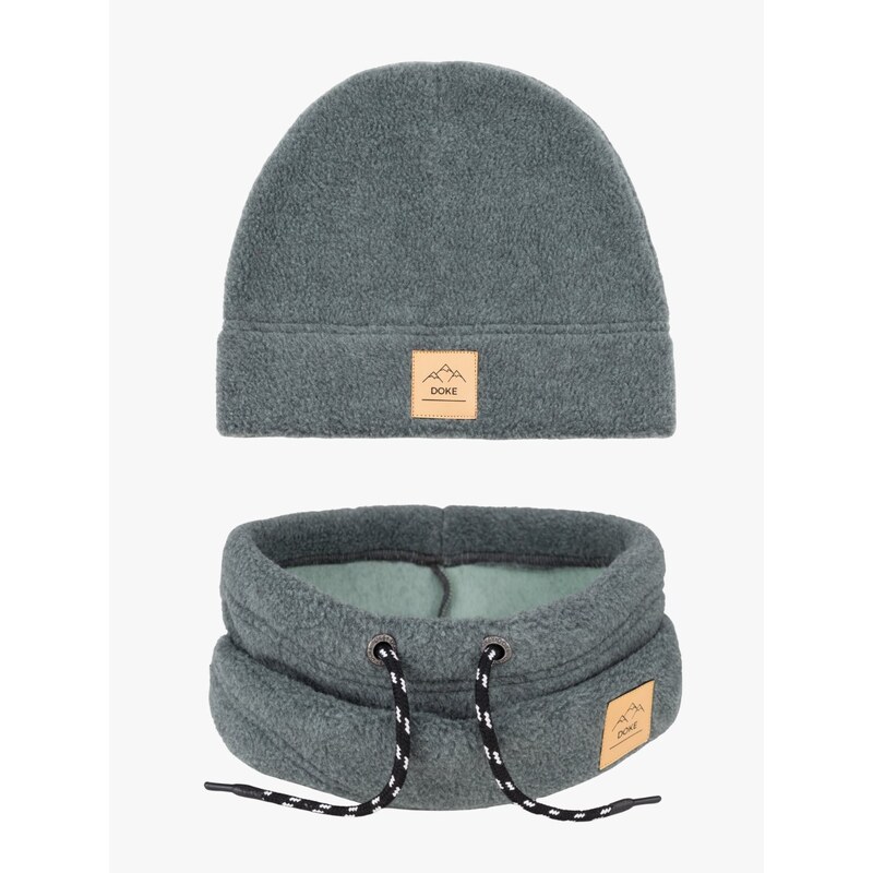 DOKE Detský set Luis fleece granite 66004293