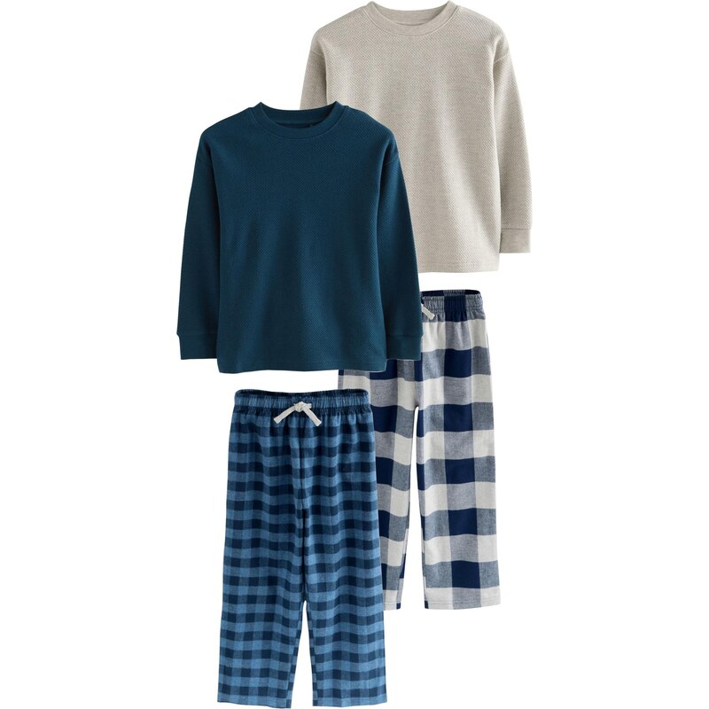 Next Pyžamo modrá / tmavomodrá / svetlosivá 66001614