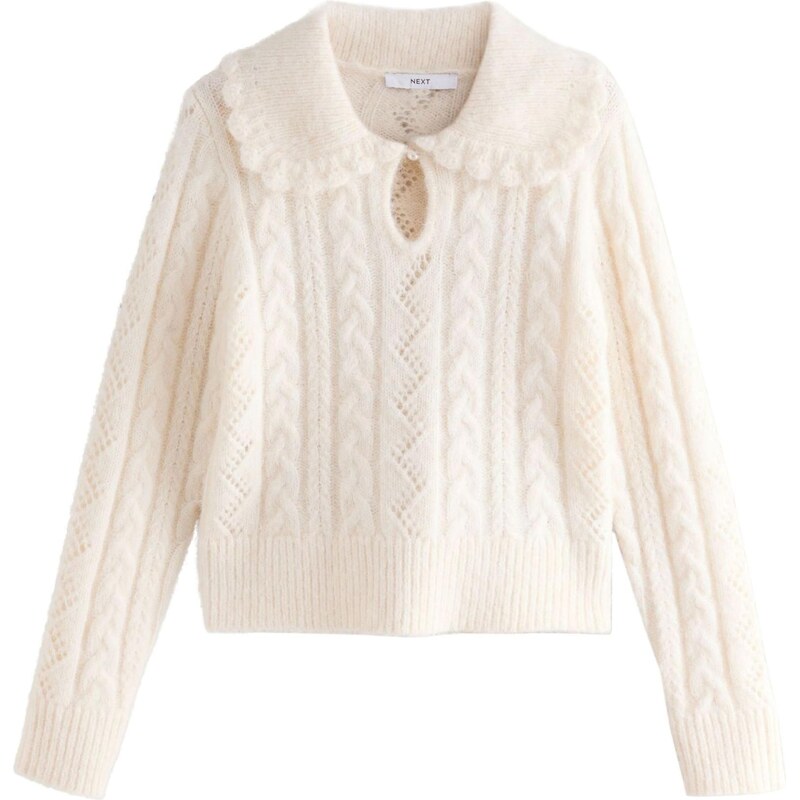 Next Sveter nebielená 66001926