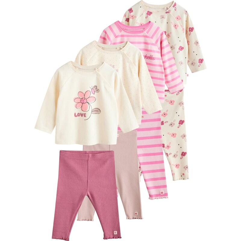 Next Set krémová / ružová / ružová / čierna 66002019