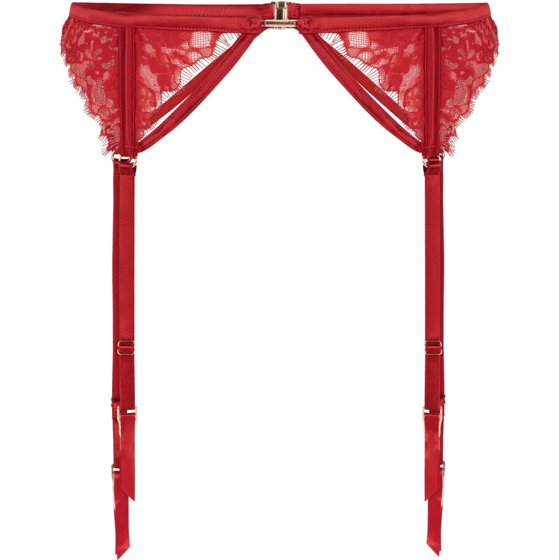 Hunkemöller Podväzky Noeki červená 66002088