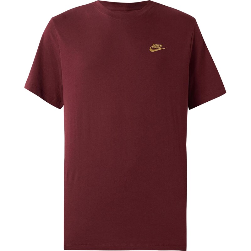 Nike Sportswear Tričko CLUB tmavožltá / karmínovo červená 66002156
