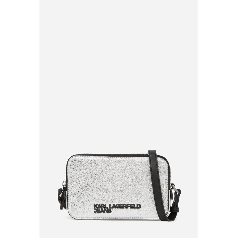 KABELKA KARL LAGERFELD JEANS KLJ METAL LOGO CMB SILVER 66001840