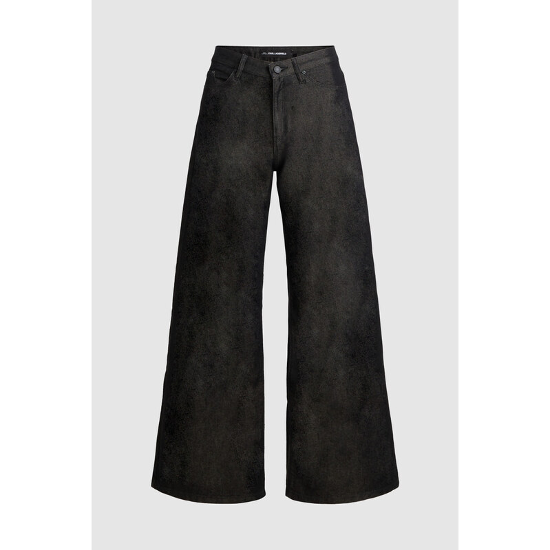 DŽÍNSY KARL LAGERFELD FASHION WIDE LEG DENIM PANTS 66001882