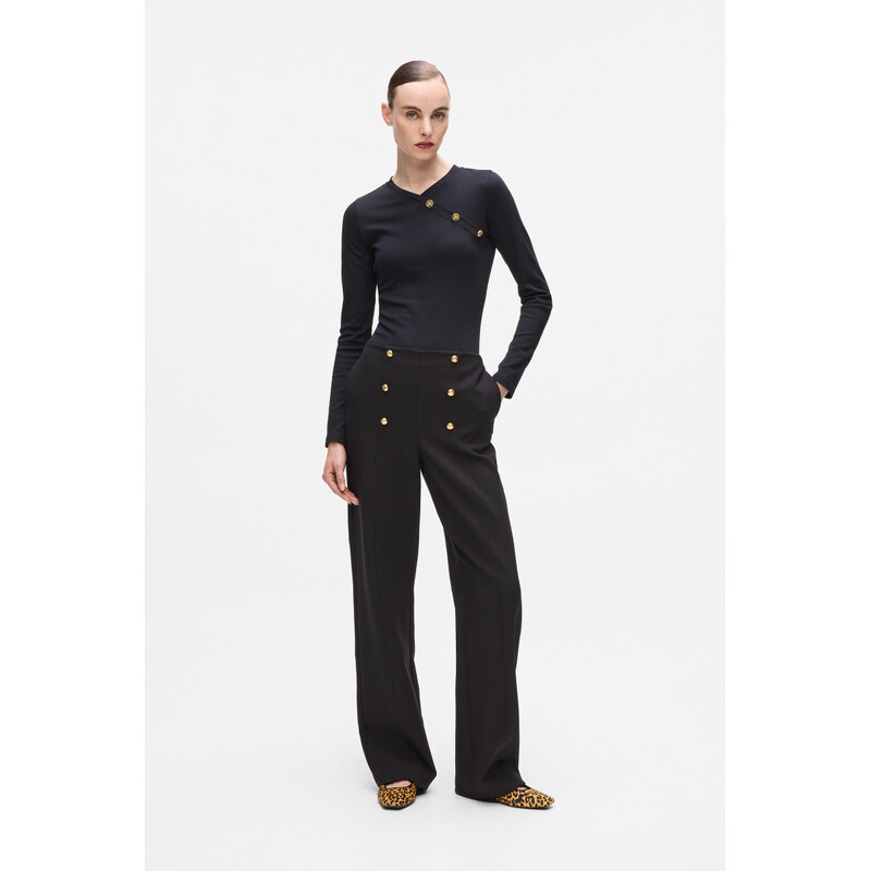 NOHAVICE KARL LAGERFELD RETRO TAILORED PANTS 66001884