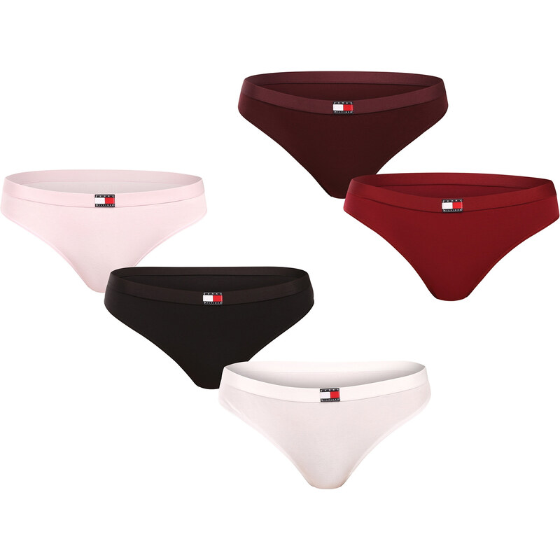 5PACK dámske tangá Tommy Hilfiger viacfarebná (UW0UW05642 0WY) 66006953