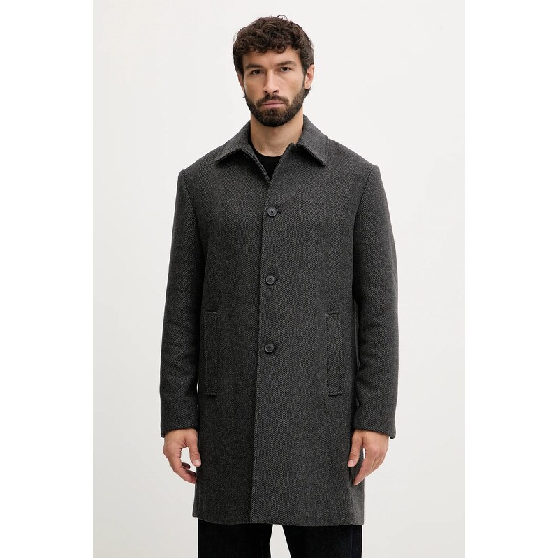 Kabát s prímesou vlny United Colors of Benetton 66016807