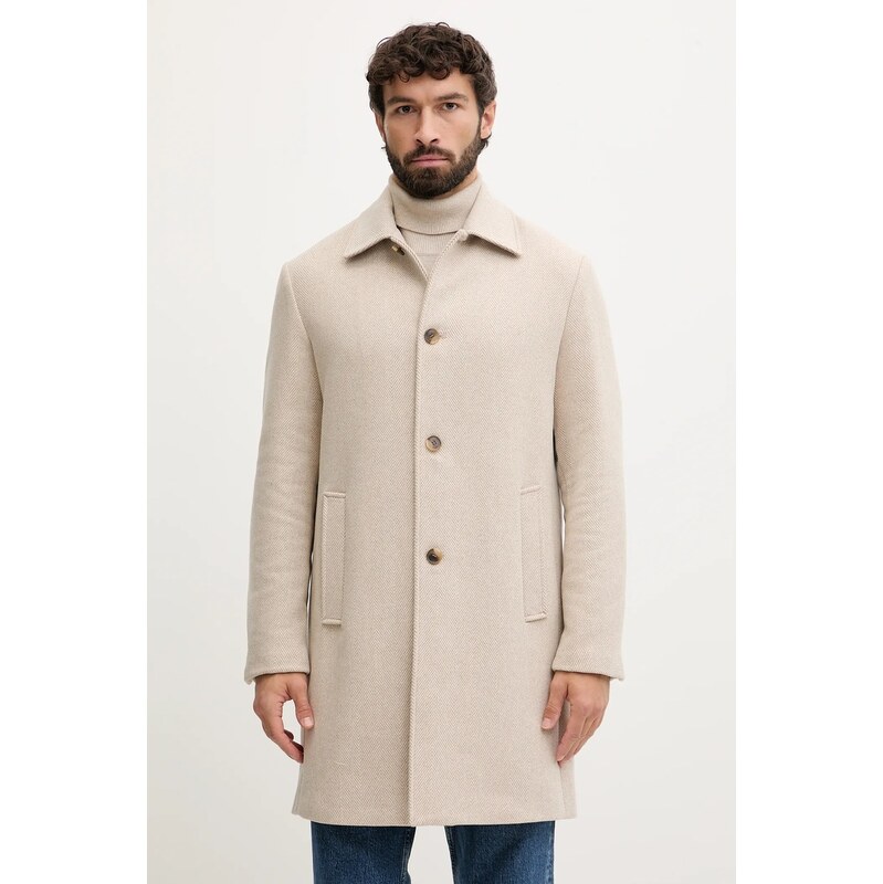 Kabát s prímesou vlny United Colors of Benetton 66016808