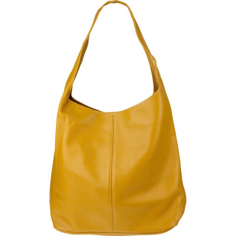 Žltá kožená talianska kabelka Camila Senape NovaKabelka.sk 60532420