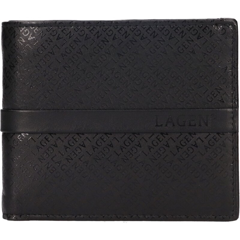 Lagen Pánska kožená peňaženka 212595 čierna 66010647