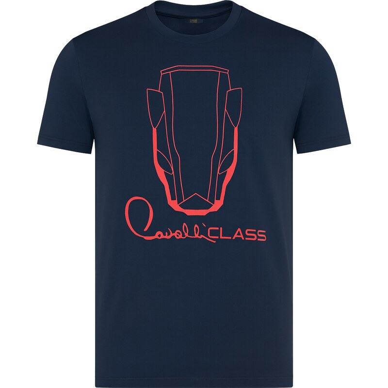 CAVALLI CLASS Panther Navy Blue tričko 63752171