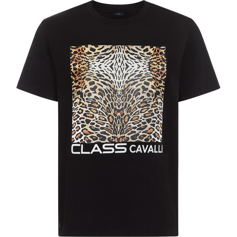 CAVALLI CLASS Cheetah Black tričko 64247307