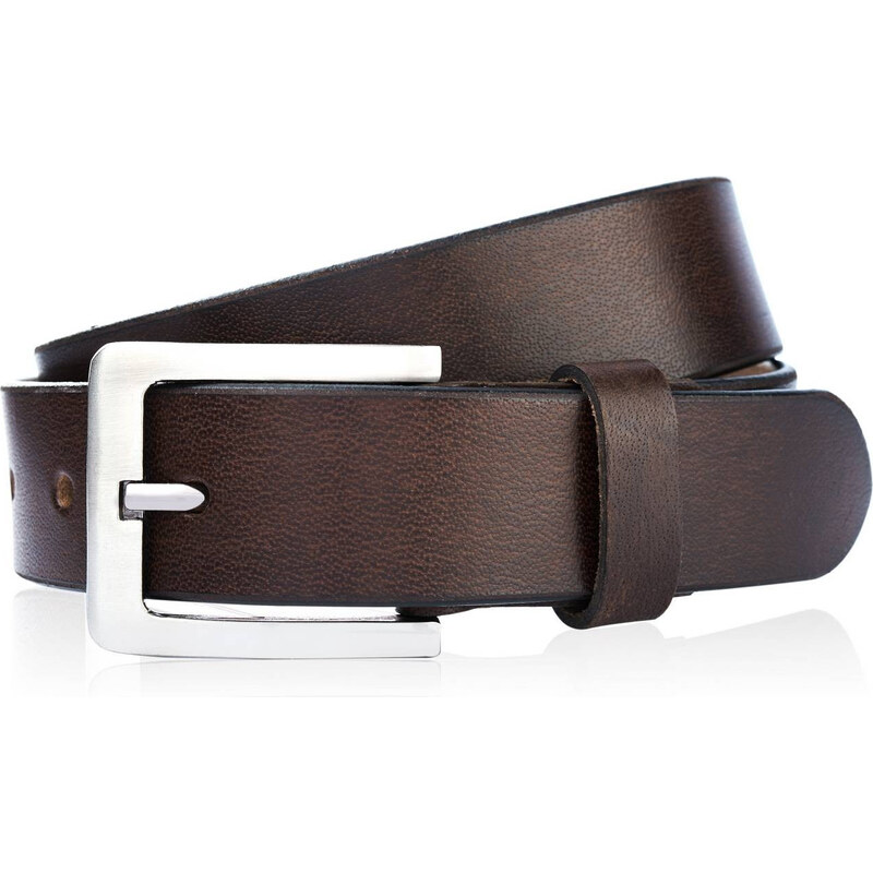 PAOLO PERUZZI PÁNSKY KOŽENÝ OPASK ​​VINTAGE 120 CM | hnedá 04Z02120 66012214