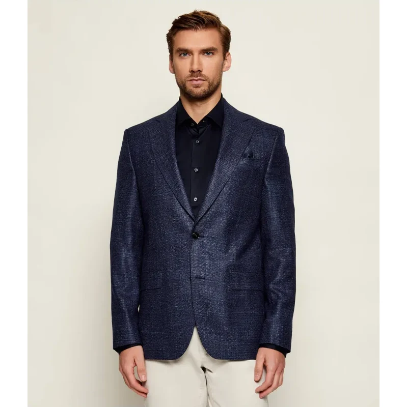 Sand Copenhagen Vlnená sako s vreckovým štvorec Star Napoli | Modern 66012305