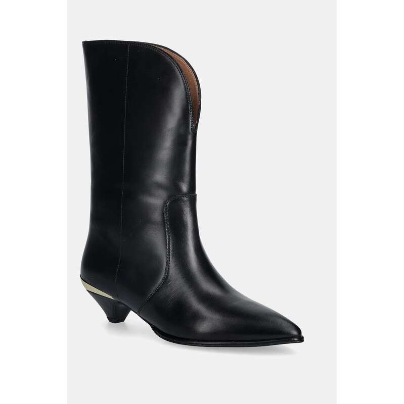 Kožené členkové topánky Love Moschino 66013126