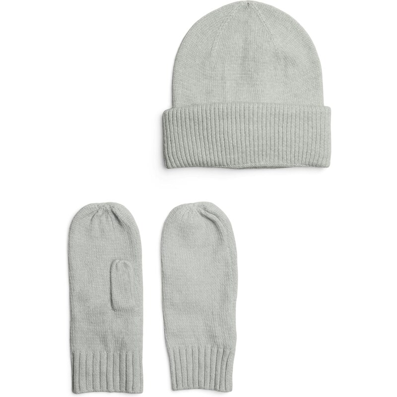 PIECES Čiapky PCNynne svetlosivá 66018094