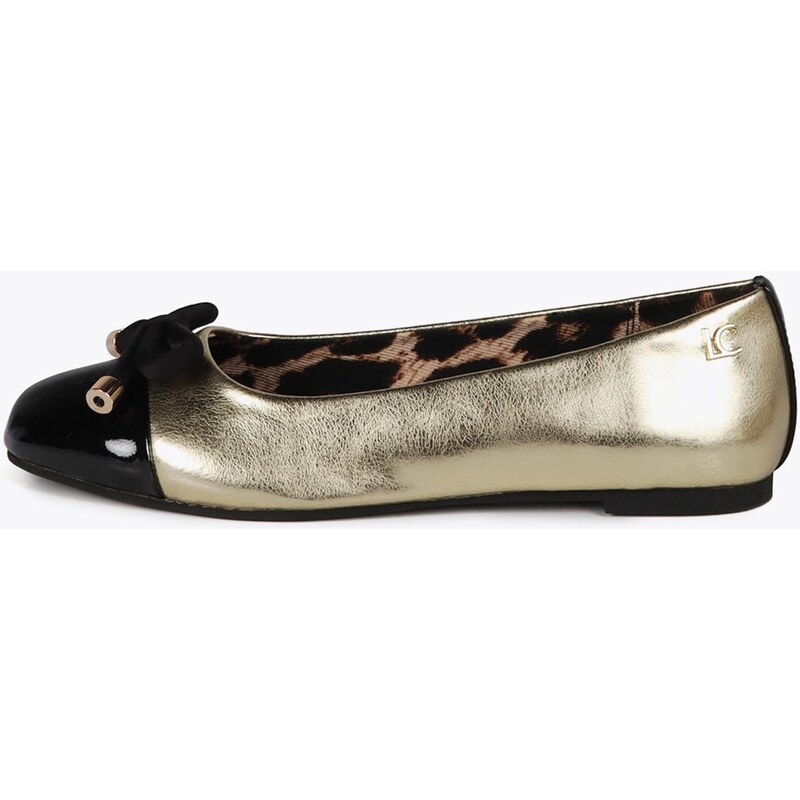 Lola Casademunt Baleríny zlatá / čierna 66017934