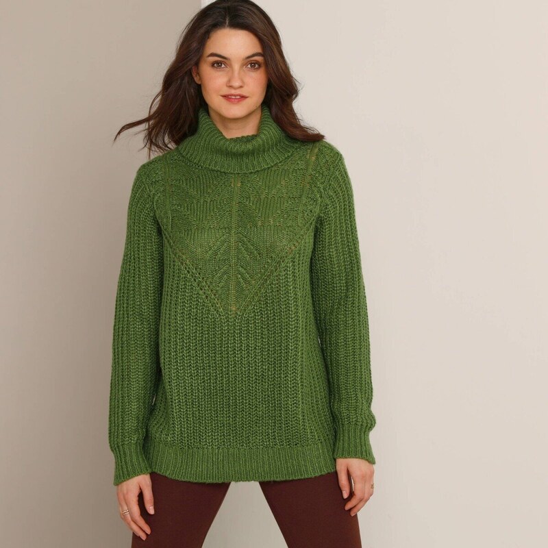 Rolák s pleteným vzorom machová 052 Blancheporte 66018336