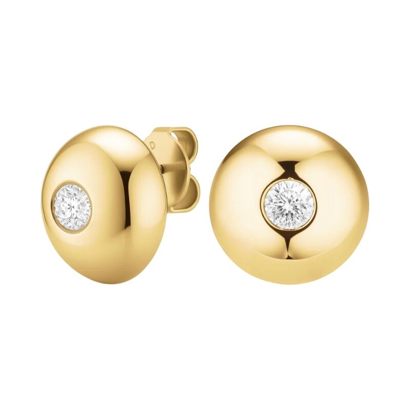 Rosefield Nadčasové pozlátené náušnice Solitaire JEBSG-J1198 66592884