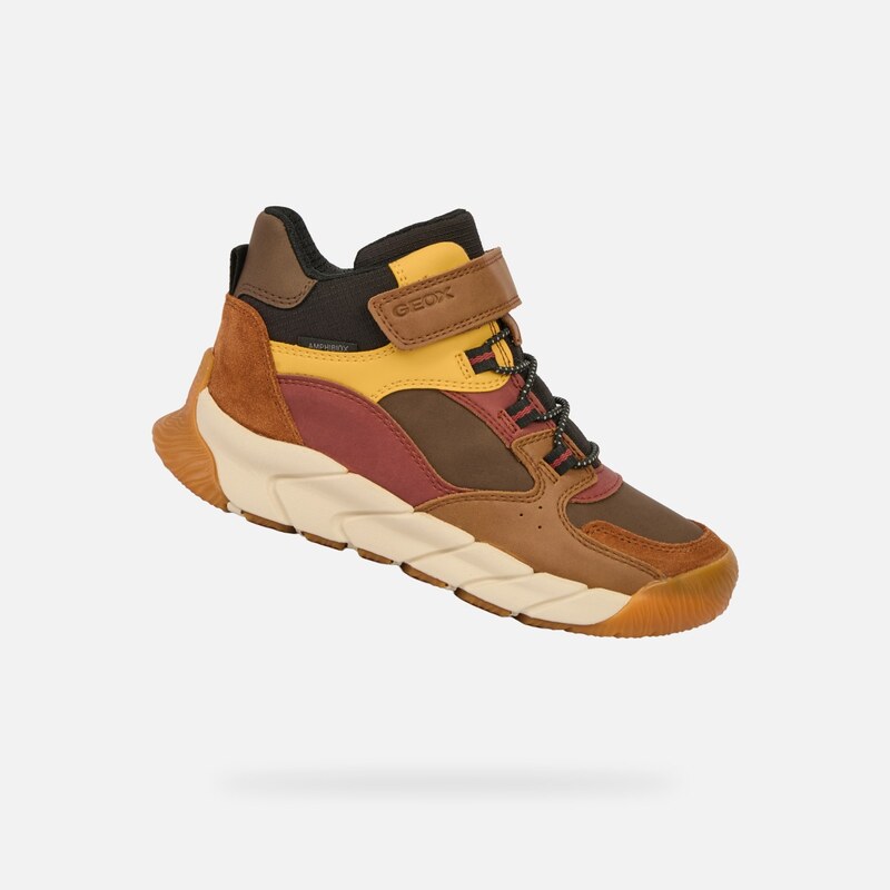 Chlapčenská členková obuv Geox Flexyper Pro Boy B hnedá 66019690