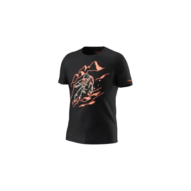 E-shop Dynafit Blacklight Cotton pánske tričko krátky rukáv Black Out