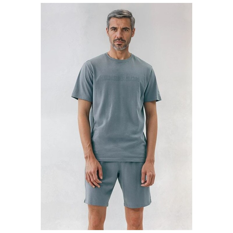 Henderson Pánske krátke pyžamo Daft modré 63458855