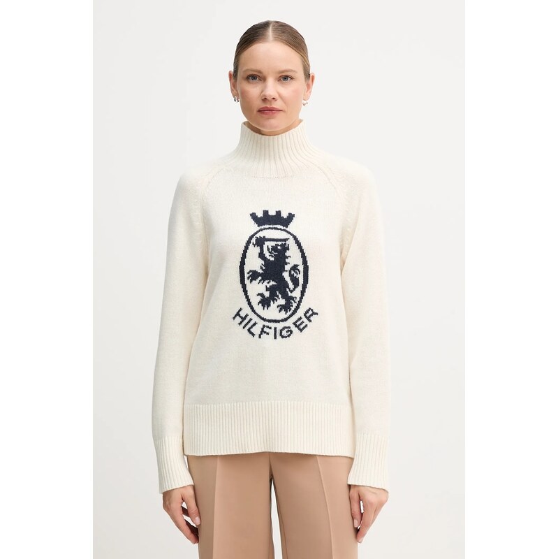 Sveter s prímesou vlny Tommy Hilfiger 66027993