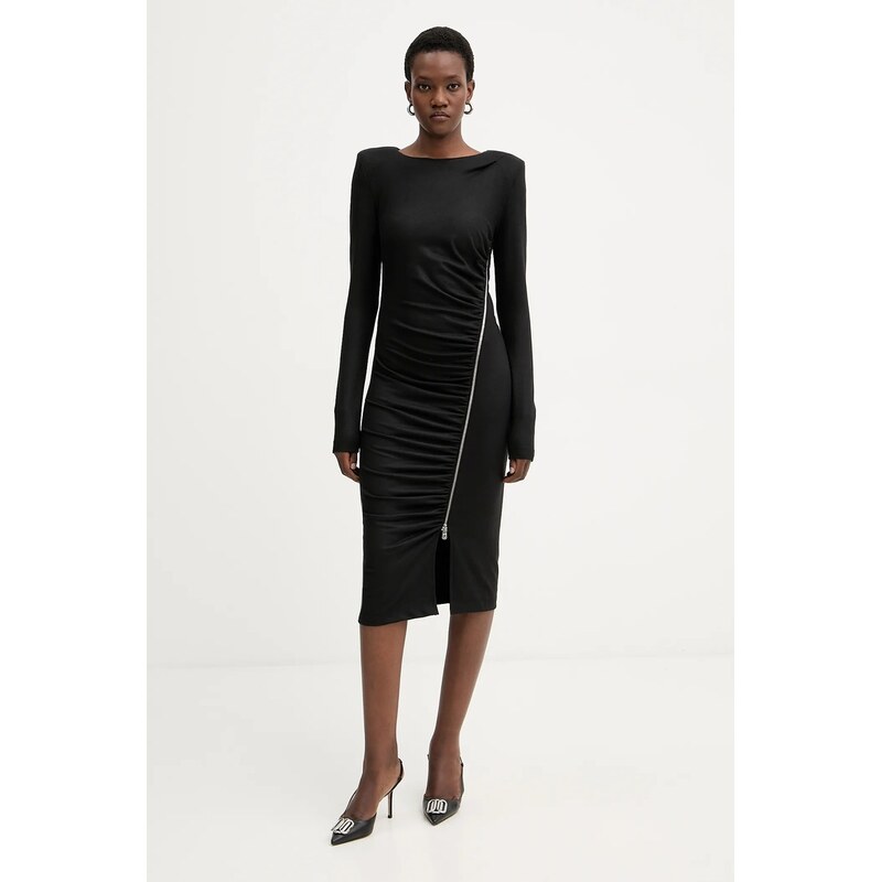 Šaty s prímesou vlny Pinko 66028085