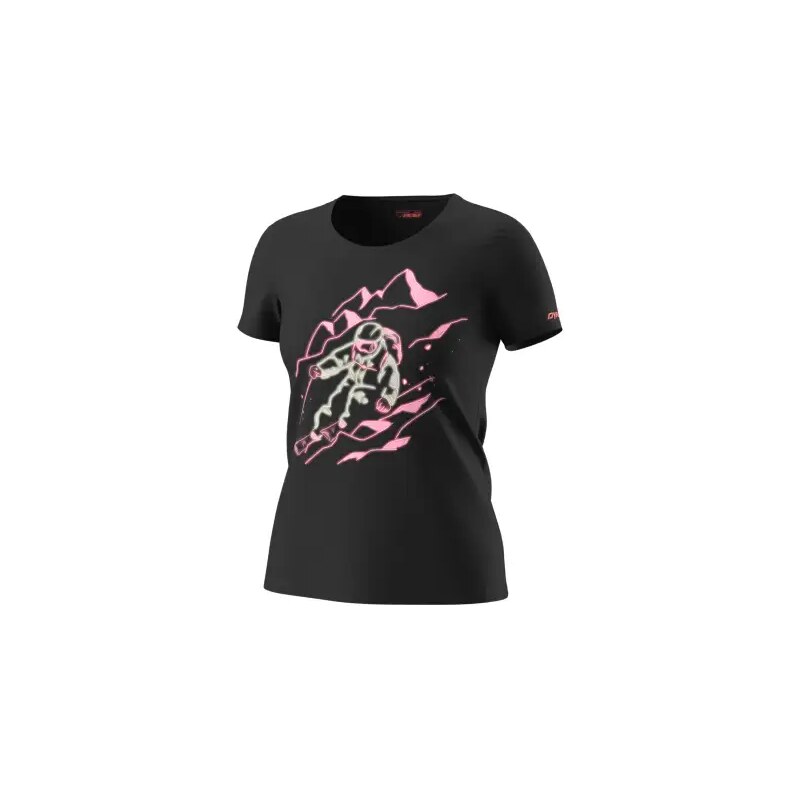 E-shop Dynafit Blacklight Cotton dámske tričko krátky rukáv Black Out