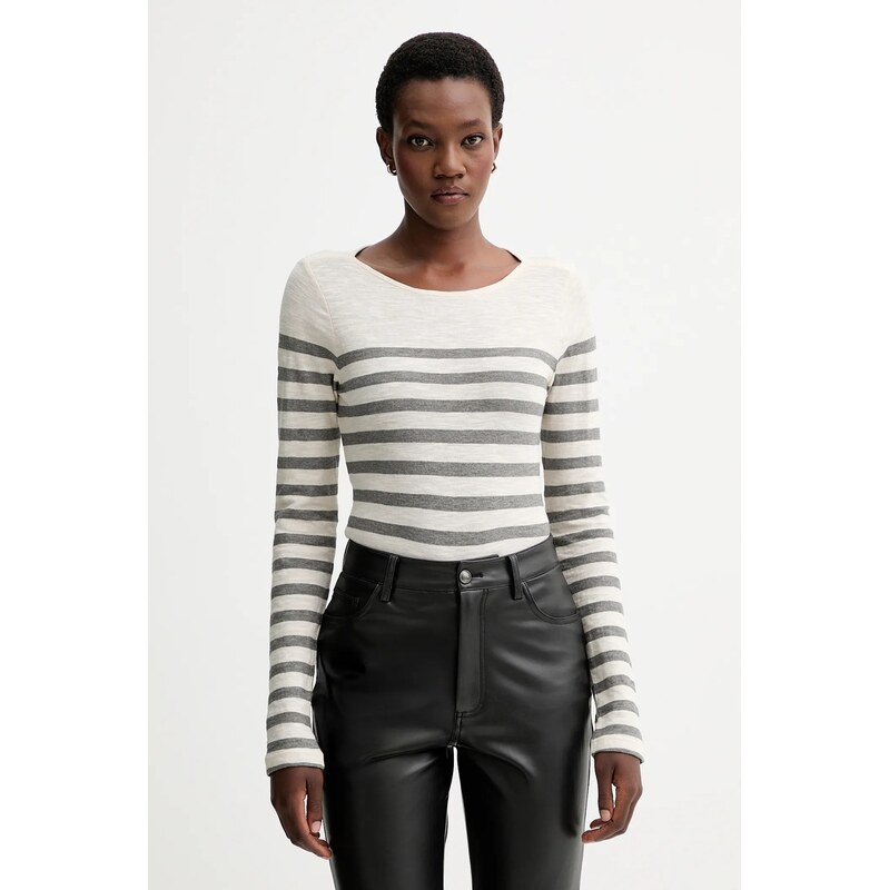 Bavlnené tričko s dlhým rukávom Marc OPolo 66514823