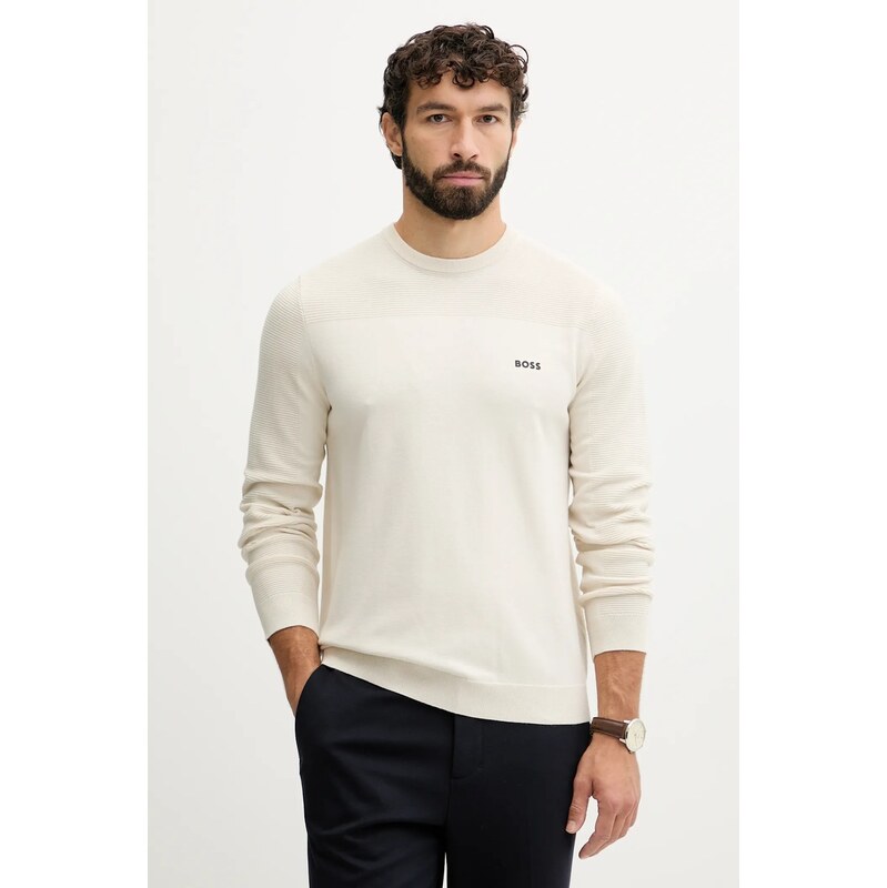 Sveter s prímesou vlny BOSS Green KN_Momentum-X CN 66021902