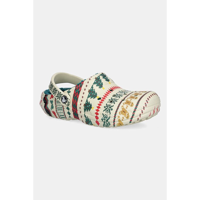 Papuče Crocs Classic Lined Fair Isle Clog 66022306