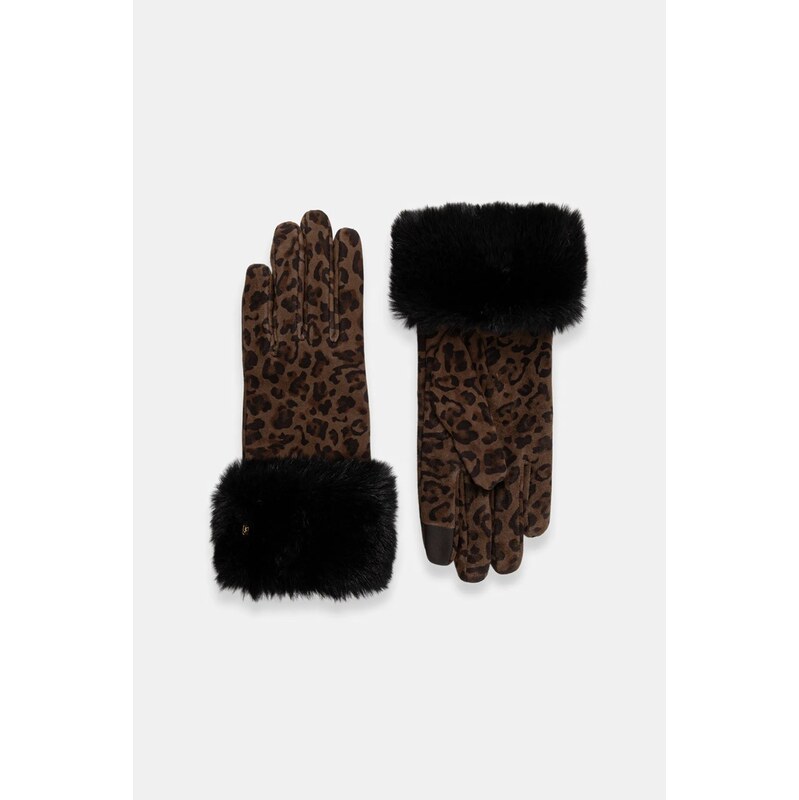 Semišové rukavice Kurt Geiger London 66022398