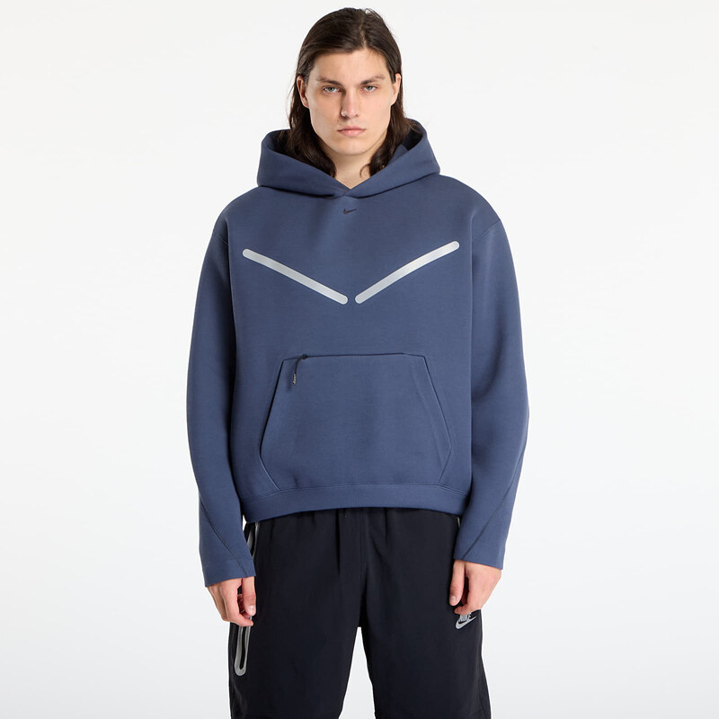 Mikina Nike Tech Mens Pullover Hoodie with Reflective Accents Thunder 65931451
