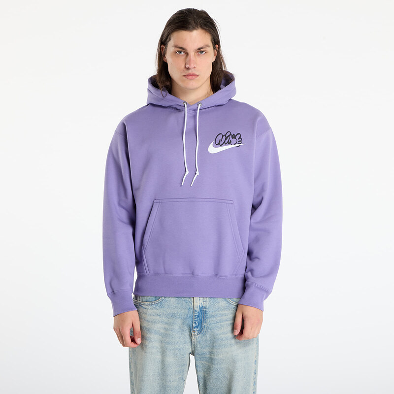 Mikina Nike Solo Swoosh Mens Fleece Hoodie Dusty Amethyst S 65931522