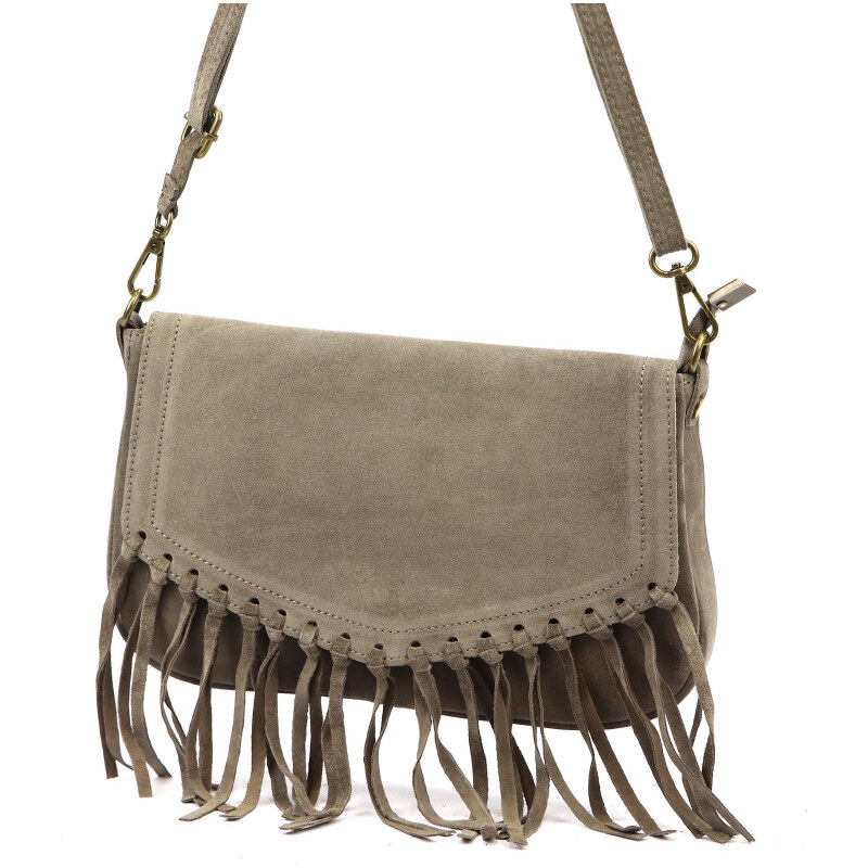 Kožená kabelka Luka béžová KZ2259400 66023701