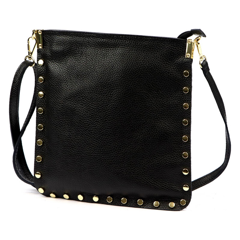 Kožená kabelka Luka čierna KZ2259419 66023716