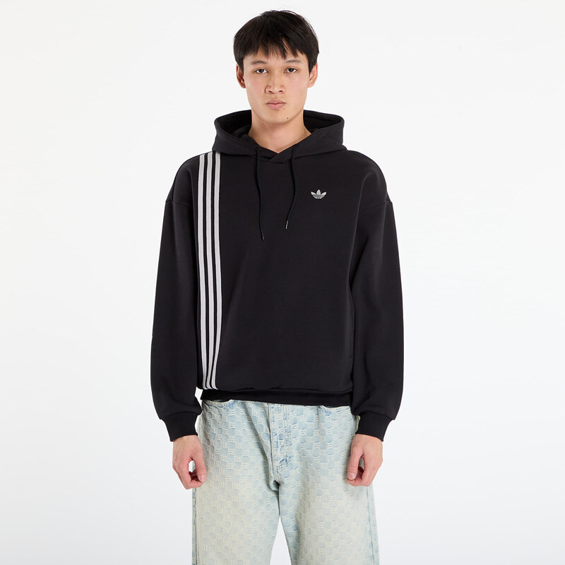 adidas Originals Mikina adidas Front Stripes Hoodie Black L 66024061