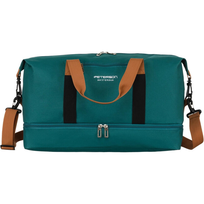 Peterson Priestranná cestovná taška Willow, tyrkysová 66436396