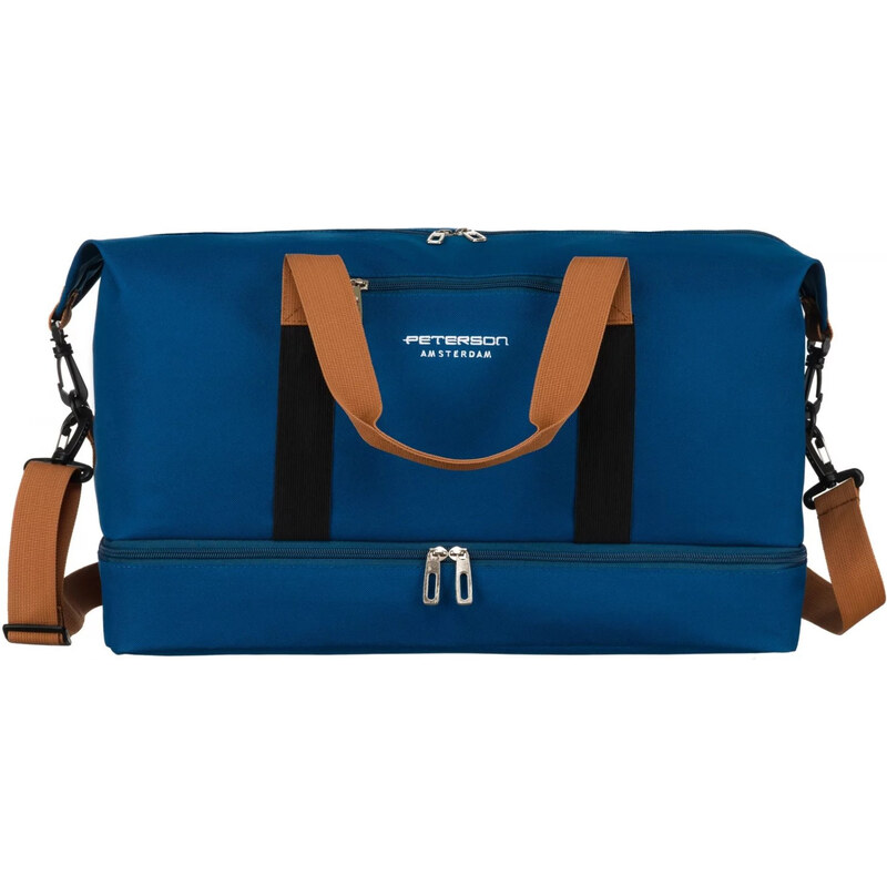 Peterson Priestranná cestovná taška Willow, tmavo modrá 66436397