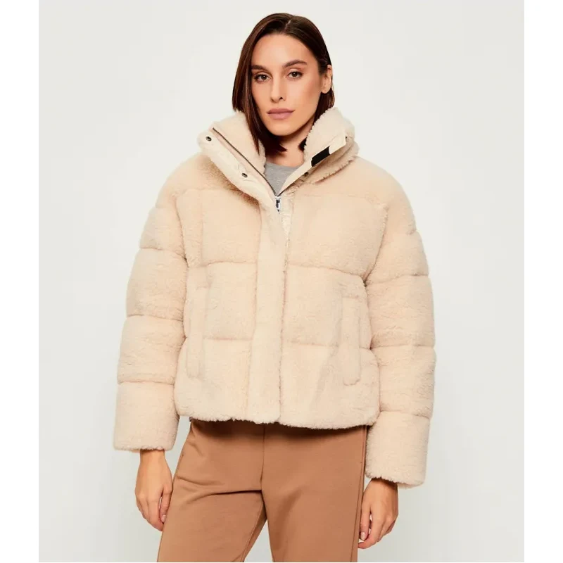 Weekend MaxMara Páperová bunda ALFRED | Loose fit | s prímesou vlny 66022931