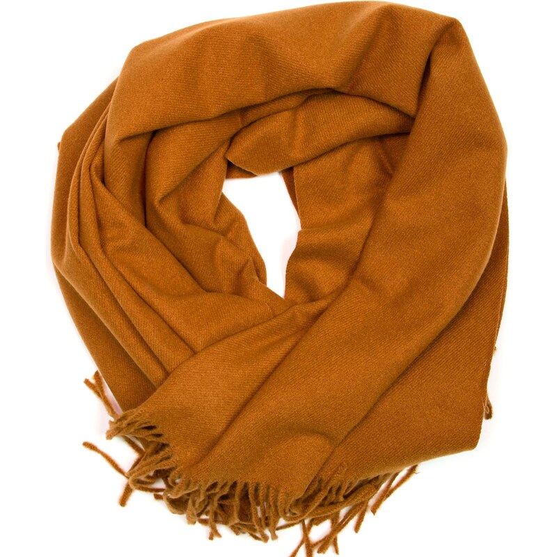 Blaire Dámsky šál Karim koňakovo hnedý 66024686