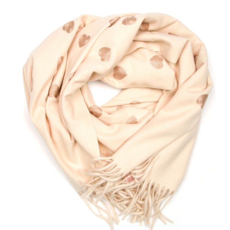 Blaire Dámsky šál Yasmin s motívom béžový 66024697
