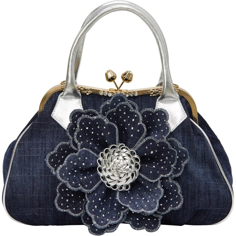 usha FESTIVAL Kabelka námornícka modrá / strieborná 66141282