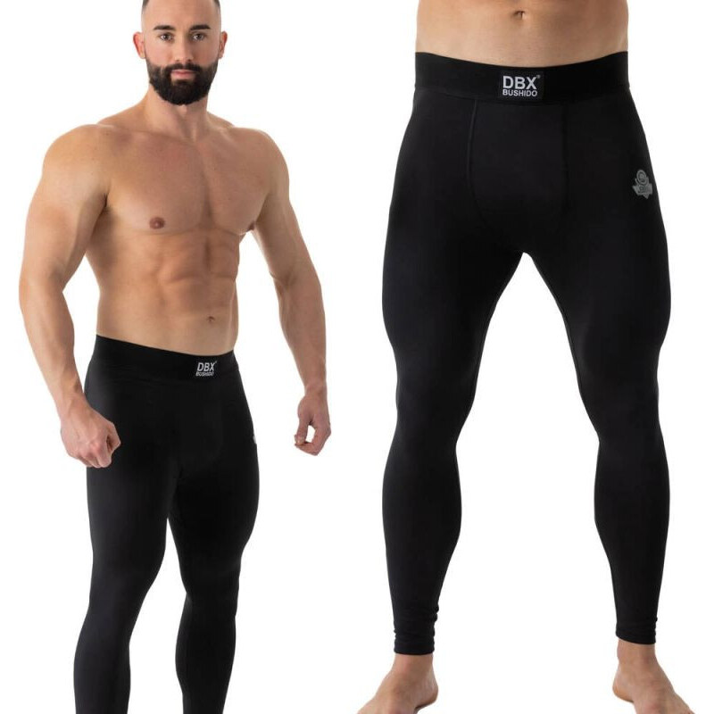 DBX Bushido Tréningové legíny dlhé čierne - CSL - S 66024926