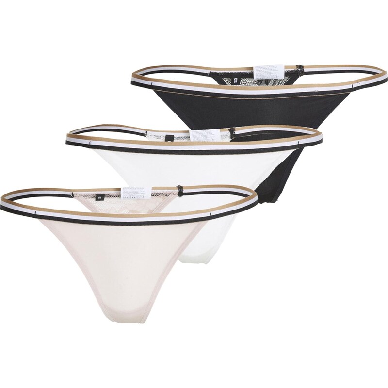 BOSS Tangá béžová / piesková / čierna / biela 62092020