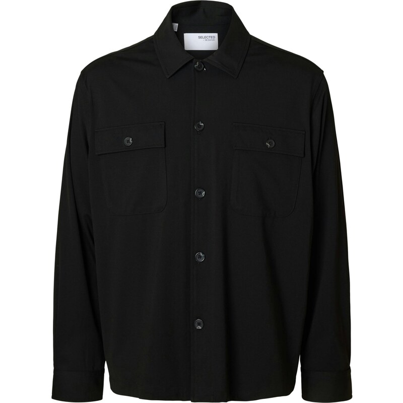 SELECTED Košeľa SLHLorent čierna 66037219